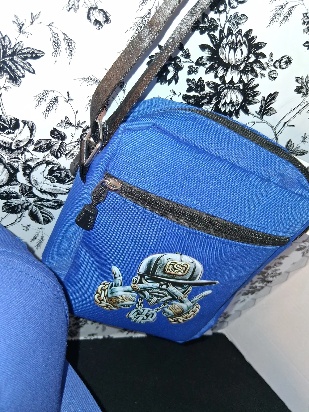 Blue Men's Crossbody Bag - Royal Blue Shoulder Bag